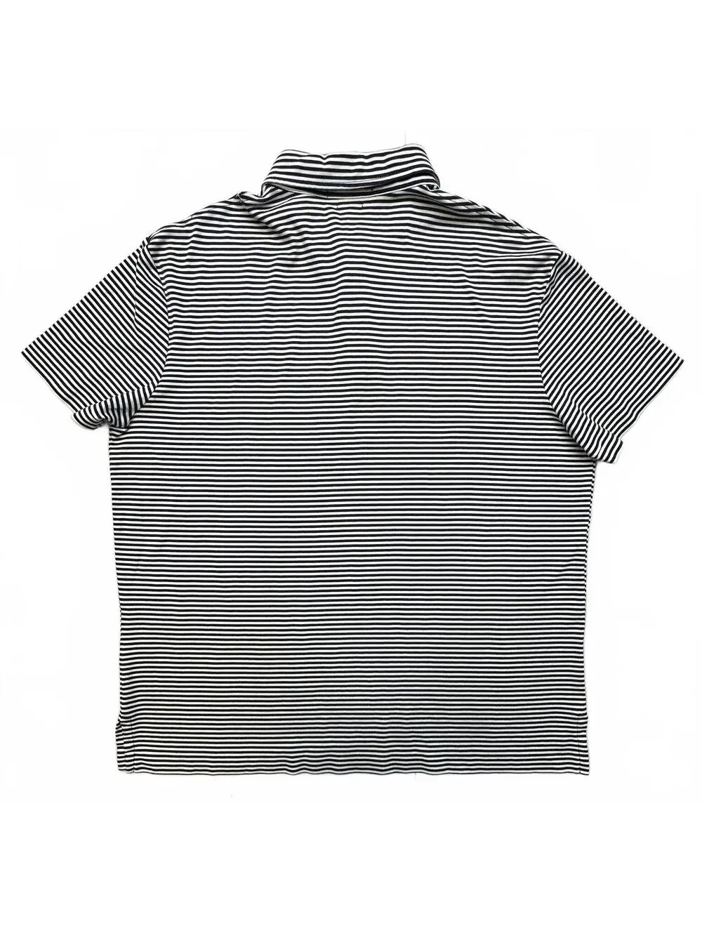 Polo Ralph Lauren Men’s XL Pima Soft Touch Navy White Striped Polo Shirt
